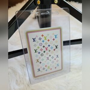 Louis Vuitton White Takashi Multicolor Murakami Monogram 1PC.Playing Card 3 ♠️